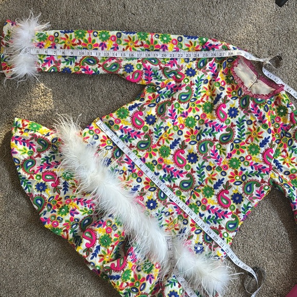 Vintage Long Sleeve Mirrored Mini Dress - Picture 15 of 17